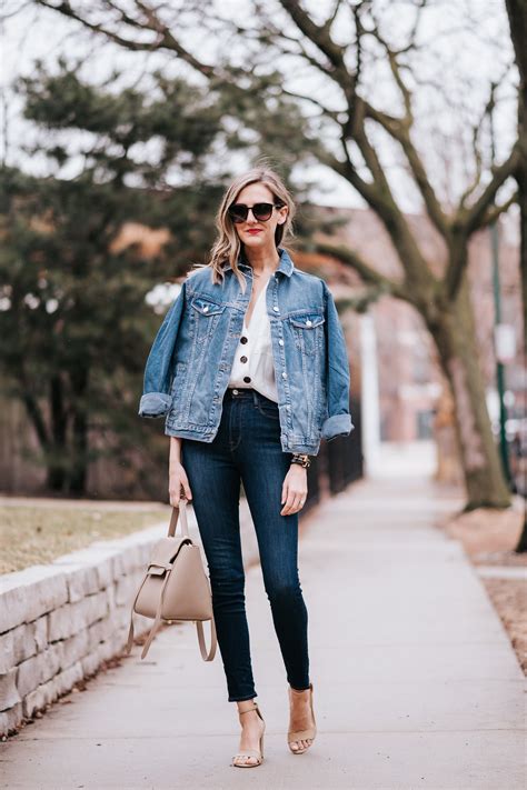 outfits with oversized jean jacket.